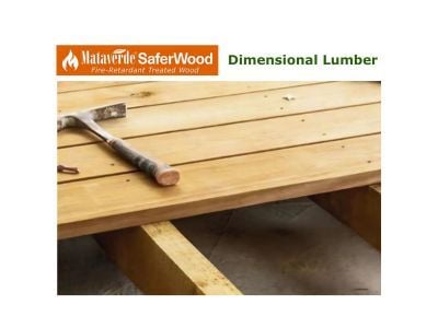 Mataverde SaferWood Fire-Retardant Treated Wood Dimensional Lumber Types