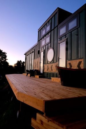 Mataverde SaferWood fire retardant treated 2x6 Western Red Cedar STK deck