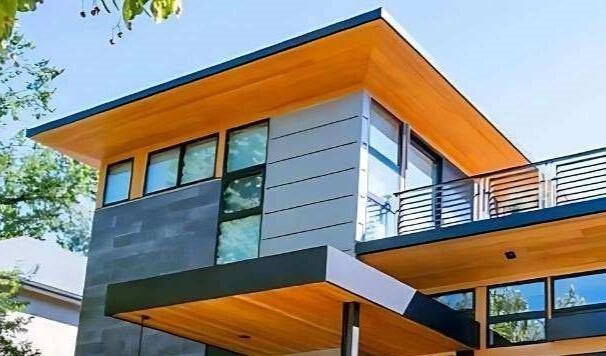 Mataverde SaferWood thermally modified wood with better  fire resistant treatment, Wood Soffits and Accent Siding Detail  in Boise, ID