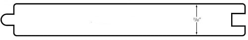 Mataverde Therma Hem Fir 633EE siding profile