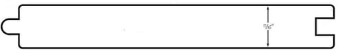 Mataverde ThermaWood Hem Fir 633EE siding profile
