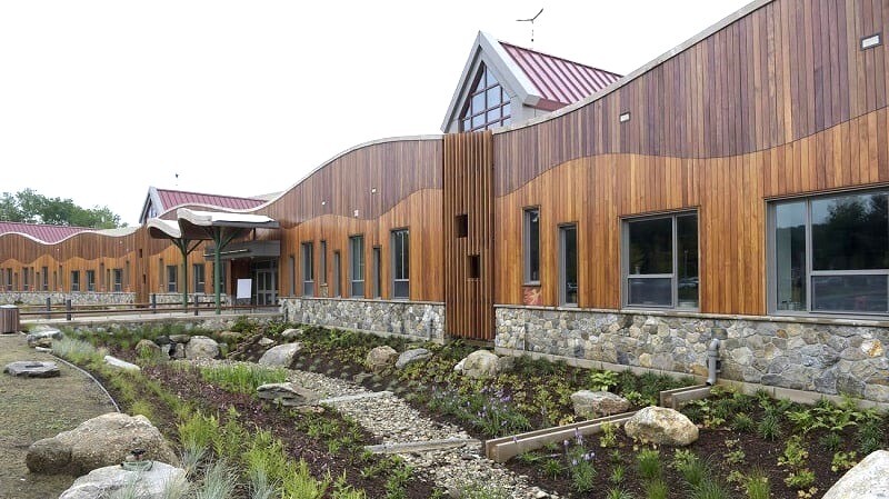 Mataverde hardwood cladding with Climate-Shield rainscreen system