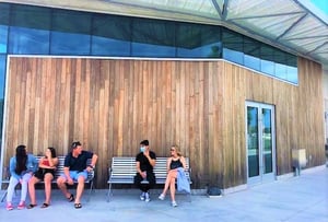 Mataverde thermally modified wood rainscreen siding weathering naturally
