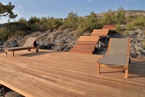 Mataverde thermally modified Ash decking and stairs