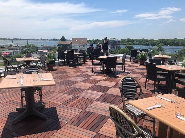 Matunuck Oyster Bar rooftop deck-1