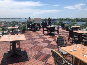 Matunuck Oyster Bar Ipe Eurotec rooftop deck