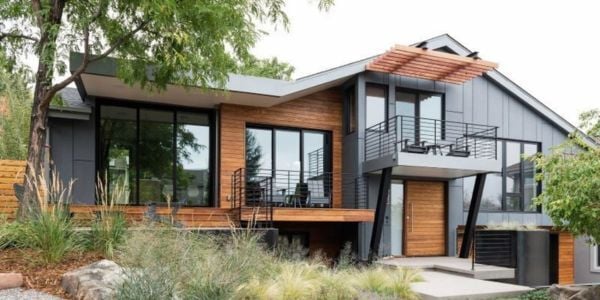 Matvaverde+ Arbor Wood thermally modified Ash siding residence