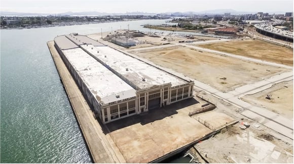 Original industrial site soon to become Brooklyn Basin