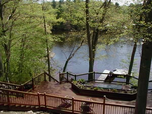 Mataverde Ipe hardwood deck in New England after 10 years