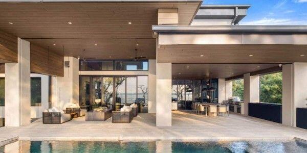 Pura Ceiling Soffits on Lake Sheen Poolside Deck 600x300