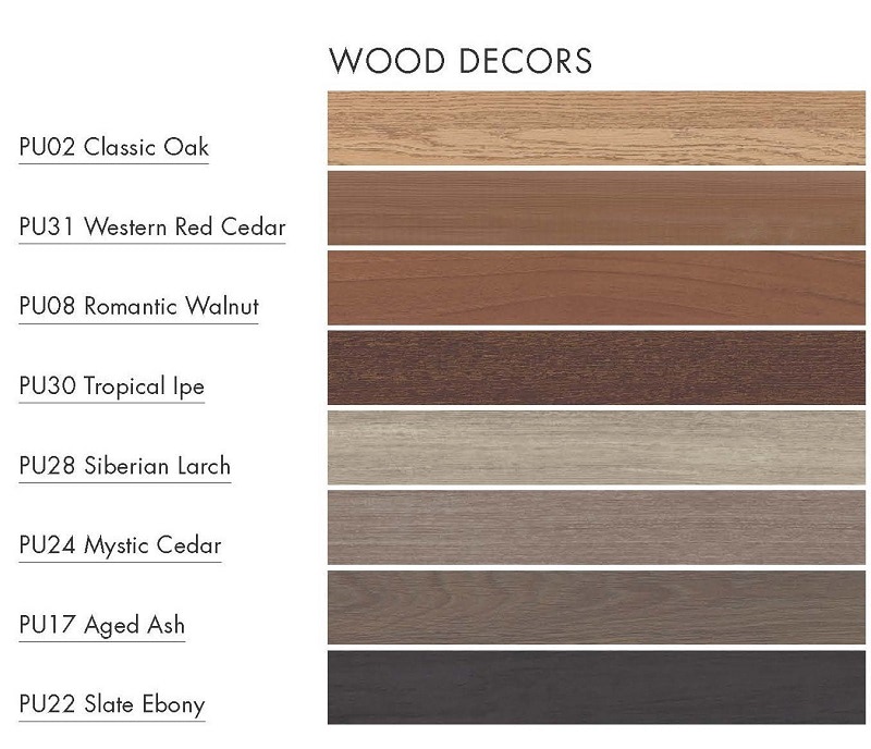 Pura NFC Siding by Trespa wood decors collection offers a wide range of cladding appearance options