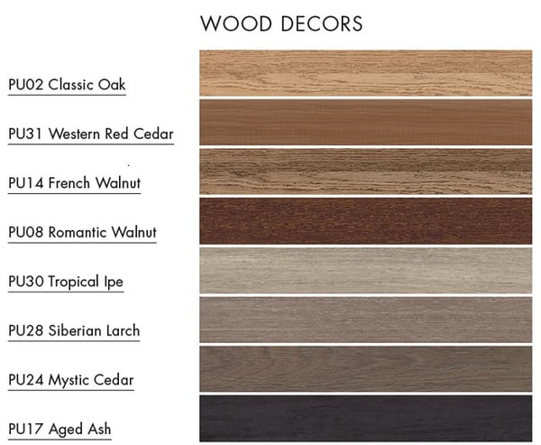 Pura NFC Wood Decors Chart 2023