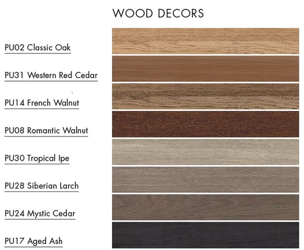 Pura NFC Wood Decors Chart 2023