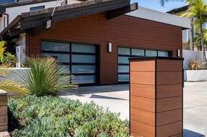 Pura NFC siding Romantic Walnut wood decor in San Diego
