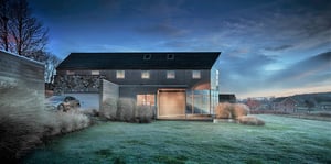 Pura NFC siding by Trespa wood decor on home