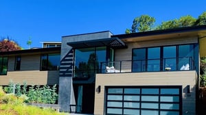 Pura siding Aged Ash decor in Tiburon California