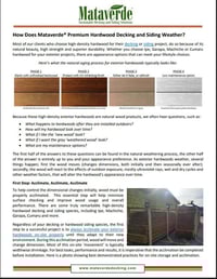 PDF image guide to how woods weather