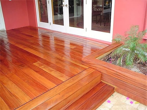 Cumaru hardwood deck 