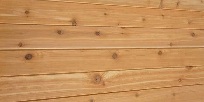1x6 STK Western Red Cedar siding, 711 T&G profile
