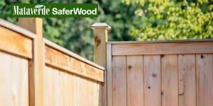 Mataverde SaferWood Cedar fencing fire retardant treated wood
