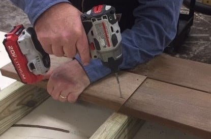 Scarf Joint decking installation technique