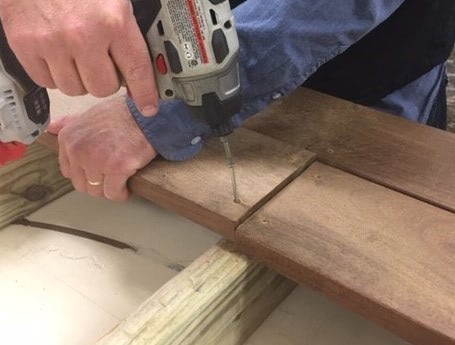 Square Butt Joint decking installation technique