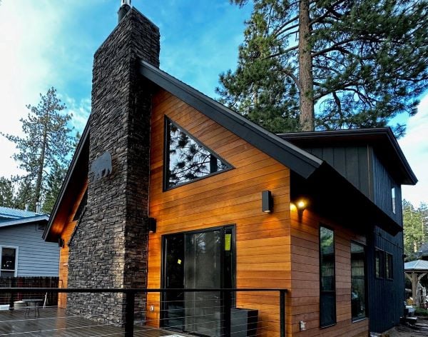 ThermaWood FR Nickel Gap Siding  Residence Tahoe CA