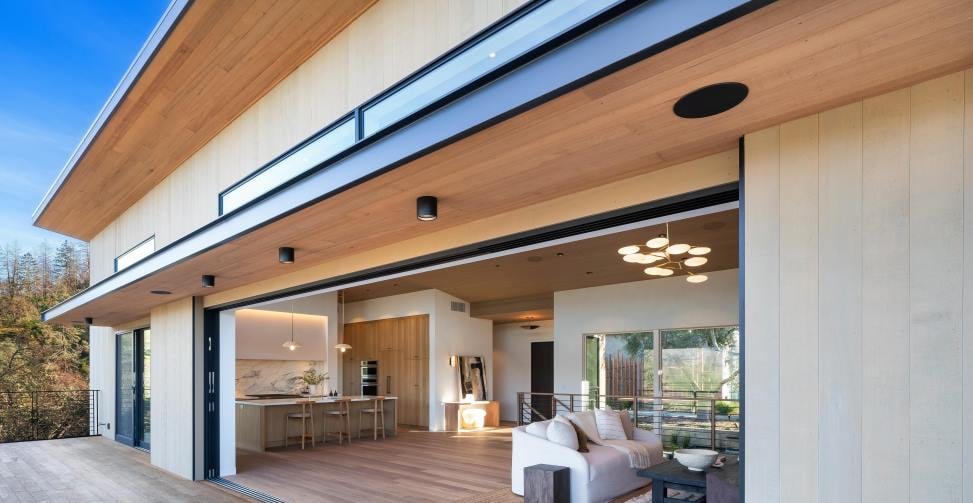 ThermaWood FR Hem-Fir Siding and soffits with Thermex-FR fire retardant treatment