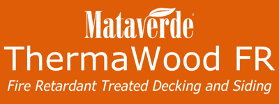 Logo for Mataverde ThermaWood FR Fire Retardant Treated Decking and Siding