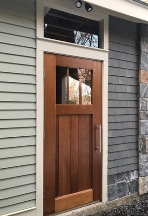 ThermaWood Hem Fir Exterior door