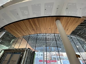 ThermaWood FR Hem-Fir soffits in Boston