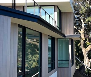ThermaWood Hem-Fir vertical T&G siding by Mataverde