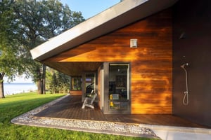 Thermally Modified Arbor Wood Southern yellow pine cladding horizontal