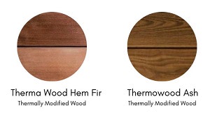Thermally Modified Wood Thumbnails circular titled
