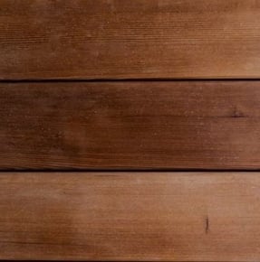 A sample of Mataverde's modified Hemlock softwood decking material.