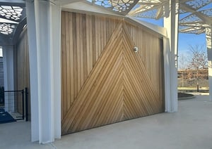 Thermawood Hemlock diagonal and vertical rainscreen by Mataverde Decking and Siding
