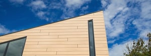 Trespa Pura architectural cladding on vacation home