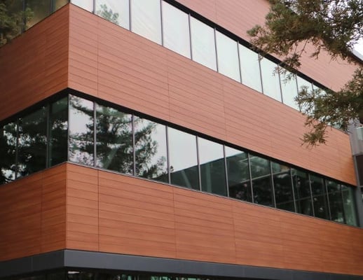 Trespa Pura NFC Siding Adds Warm Look to California Building
