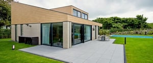 Trespa Pura NFC Classic Oak wood decor on residential design