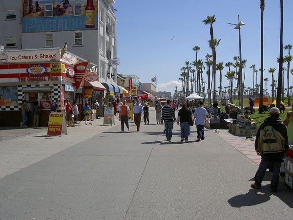 Venice Beach boardwalk concrete www.venicebeach.com