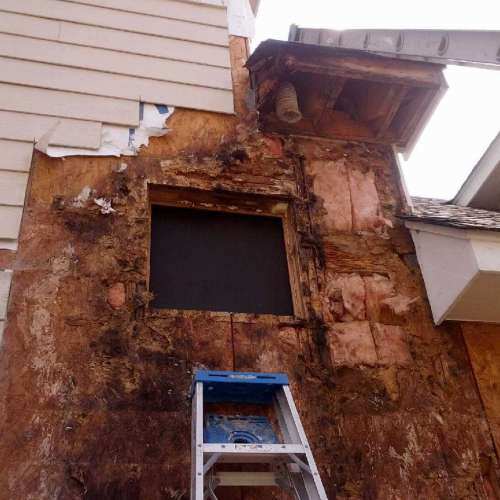 Without a method of letting moisture and water to vent, mold and rot can develop