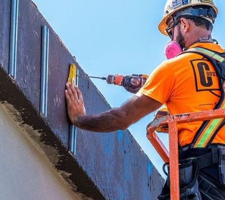ck construction installing aluminum attachment channel