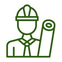 icon mataverde architect with blueprints