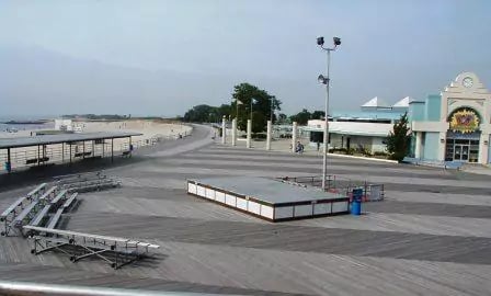 Ocean Beach Boardwalk Revived with Ipe Marine Decking