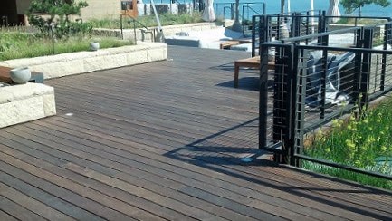Ipe deck in Malibu California