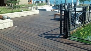 Ipe deck in Malibu California