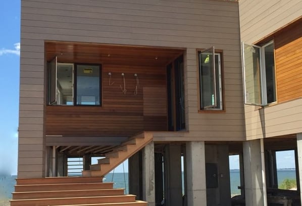 rain screen installation by Coastal Construction
