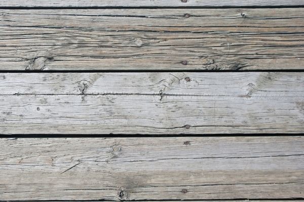 weathered pine decking