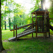 wooden playscape
