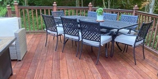 Jatoba hardwood decking is real wood